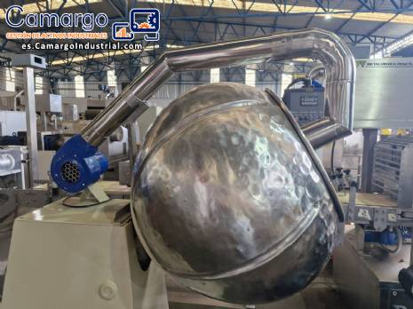 Grageas de acero inoxidable con recipiente de 100 kg Incapri