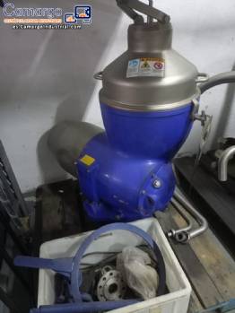 Separador centrfugo de acero inoxidable para separar las fases de sangre animal Alfa Laval