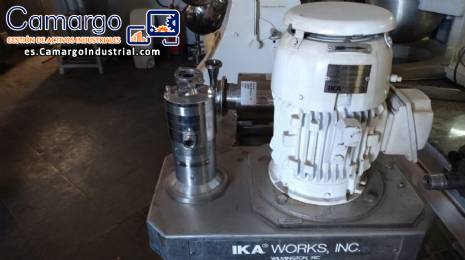 Molino dispersor, emulsionador y homogeneizador IKA 500 kg/h