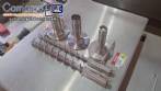 Sistema de llenado de polvo con transportador de silo de tornillo y llenador de tornillo