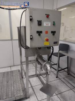 Dosificadora Peres & Cannheiro de 120 kg con mezclador de palas de acero inoxidable para productos pastosos granulados