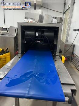 T�nel de enfriamiento con m�quina de recubrimiento y tanque de fusi�n de chocolate AFJ 2024