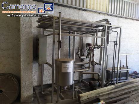 Pasteurizador de placas 5000 litros/hora