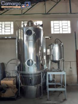 Granulador de lecho fluidizado Yenchen de 170 kg y secador de arena