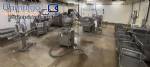 Planta industrial/planta de procesamiento refrigerado para deshuesar y procesar carnes y embutidos.