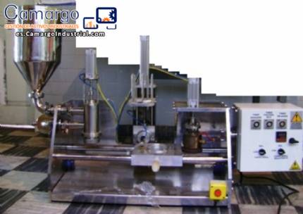 M�quina llenadora dosificadora de sellado de acero inoxidable para dulces Dmom