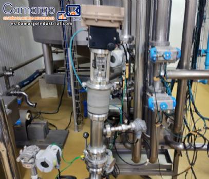 V�lvula de control sanitaria de acero inoxidable SAMSON