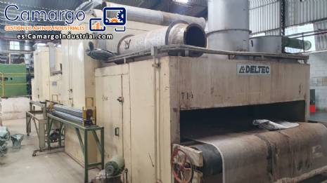 Horno Deltec de 2 cuerpos con calentamiento por resistencia.