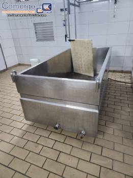 Tanque encamisado de acero inoxidable para produccin de queso 1500 litros