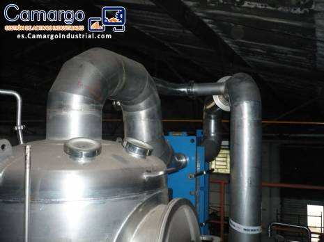 Concentrador l�quido APV para 350 L