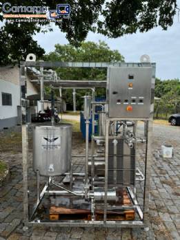 Pasteurizador de acero inoxidable para líquidos, jugos, leche, Innova Inox, 2.000 litros por hora
