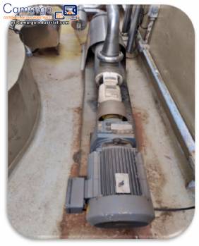 Bomba helicoidal positiva en acero inoxidable 316 Netzsch 10 m/h