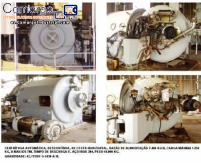 Centr�fugas de acero inoxidable