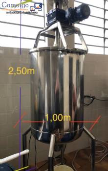 Tanque mezclador de acero inoxidable de 200 litros