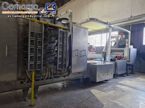 L�nea de producci�n de galletas de mantequilla y harina de yuca, 400 kg por hora.