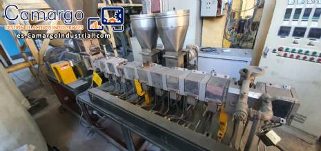 L�nea completa de extrusoras de doble tornillo TwinScrew
