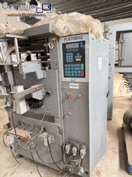 Envasadora de tornillo vertical FABRIMA Flexibag para productos en polvo.