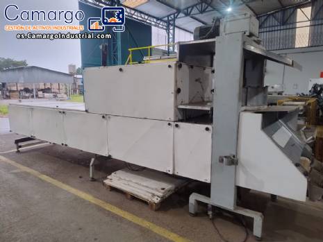 Extrusora de granulado de chocolate con t�nel de enfriamiento