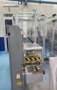 M�quina autom�tica de envoltura de celof�n para cajas de cart�n Multipack IMA