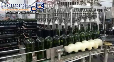 Llenadora al vac�o 40 boquillas con tap�n de corcho Velluto Rebelo