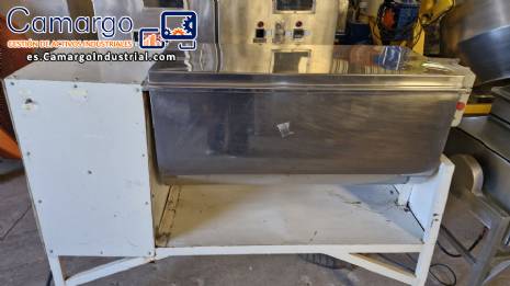 Mezclador horizontal de palas de acero inoxidable