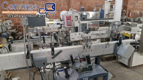 Etiquetadora autom�tica de doble cabezal para etiquetas autoadhesivas Bauch Campos