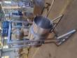 Olla de gas con camisa basculante de acero inoxidable de 100 litros