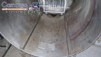 Dep�sito de presi�n horizontal de acero inoxidable