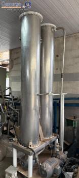 Carbonatadora de 2 columnas para bebidas carbonatadas, cervezas, Metal�rgica Metalbras, 6.000 litros
