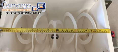 Batidora de cinta Bravaeco de 50 litros en acero inoxidable con revestimiento interior