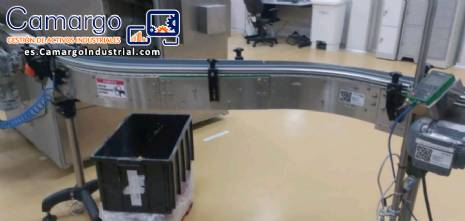 Cinta transportadora curva modular Divamaq Cinta transportadora curva modular Divamaq