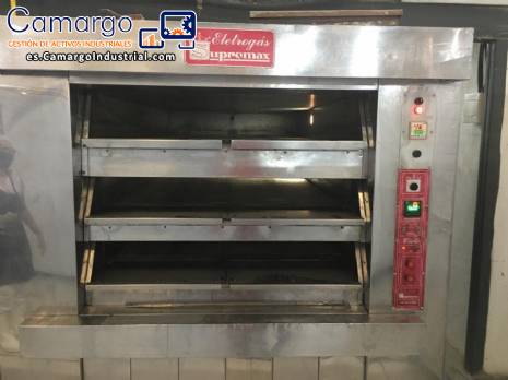 Horno de piso con ciclo térmico Supremax para panaderías, pizzerías y pastelerías. Horno de piso con ciclo térmico Supremax para panaderías, pizzerías y pastelerías.