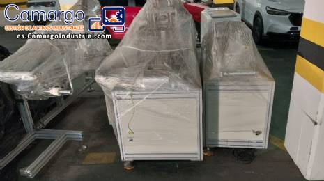 Línea para la producción de mascarillas quirúrgicas TNT para adultos y niños. Línea para la producción de mascarillas quirúrgicas TNT para adultos y niños.