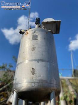 Tanque de mezcla de acero inoxidable JEMP 6.500 litros Tanque de mezcla de acero inoxidable JEMP 6.500 litros