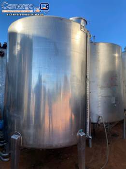 Tanque mezclador de acero inoxidable 5.000 L Tanque mezclador de acero inoxidable 5.000 L