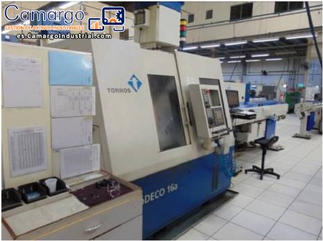 Torno horizontal CNC TORNOS EvoDECO 16a Torno horizontal CNC TORNOS EvoDECO 16a